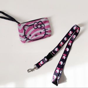Hello Kitty Coin Purse and Lanyard